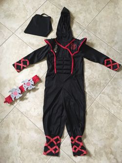 EUC ninja 3 pcs costume set