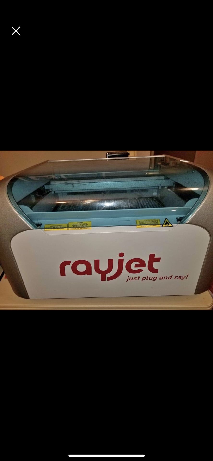 Láser Cutter Rayjet 30W New Tube + Rotary Attachment 
