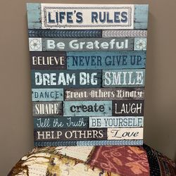 Beautiful Affirmation Wall Art!!