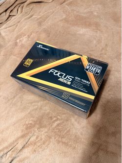 Seasonic Focus GX 1000W Power Supply ATX 3.1 PCIe 5.1 (12V-2x6) 10 Years Warranty Cybenetics Gold Fully Modular RTX 5090 AMD RX 9000 Ready