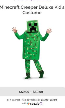 Creeper Minecraft Costume M