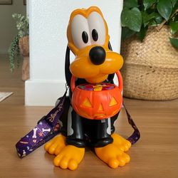 Disney Parks Halloween Light Up Pluto Glow in the dark Skeleton Sipper 2025 NEW