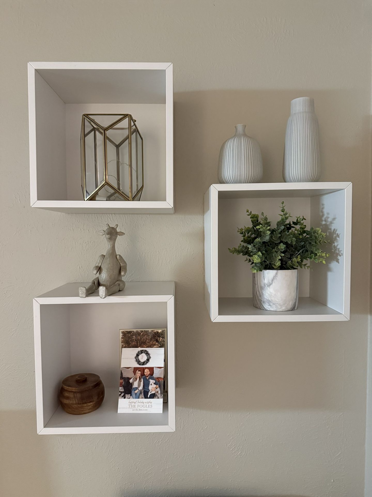 3 Floating Box Shelves