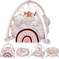 Brand new ✨️ in box 📦 Pink Rainbow 🩷 Baby Gym Activity Mat
