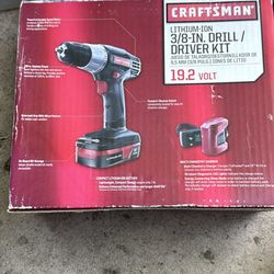 Craftsman 3/8 Drill Driver Kit