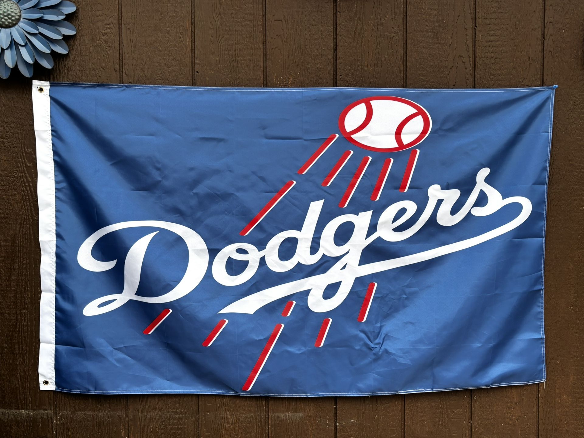 Dodgers 3X5 Blue Dodgers Logo Flag