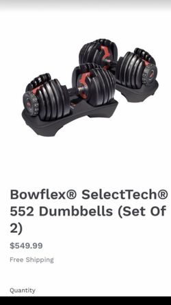Bowflex selecttech dumbbell 552