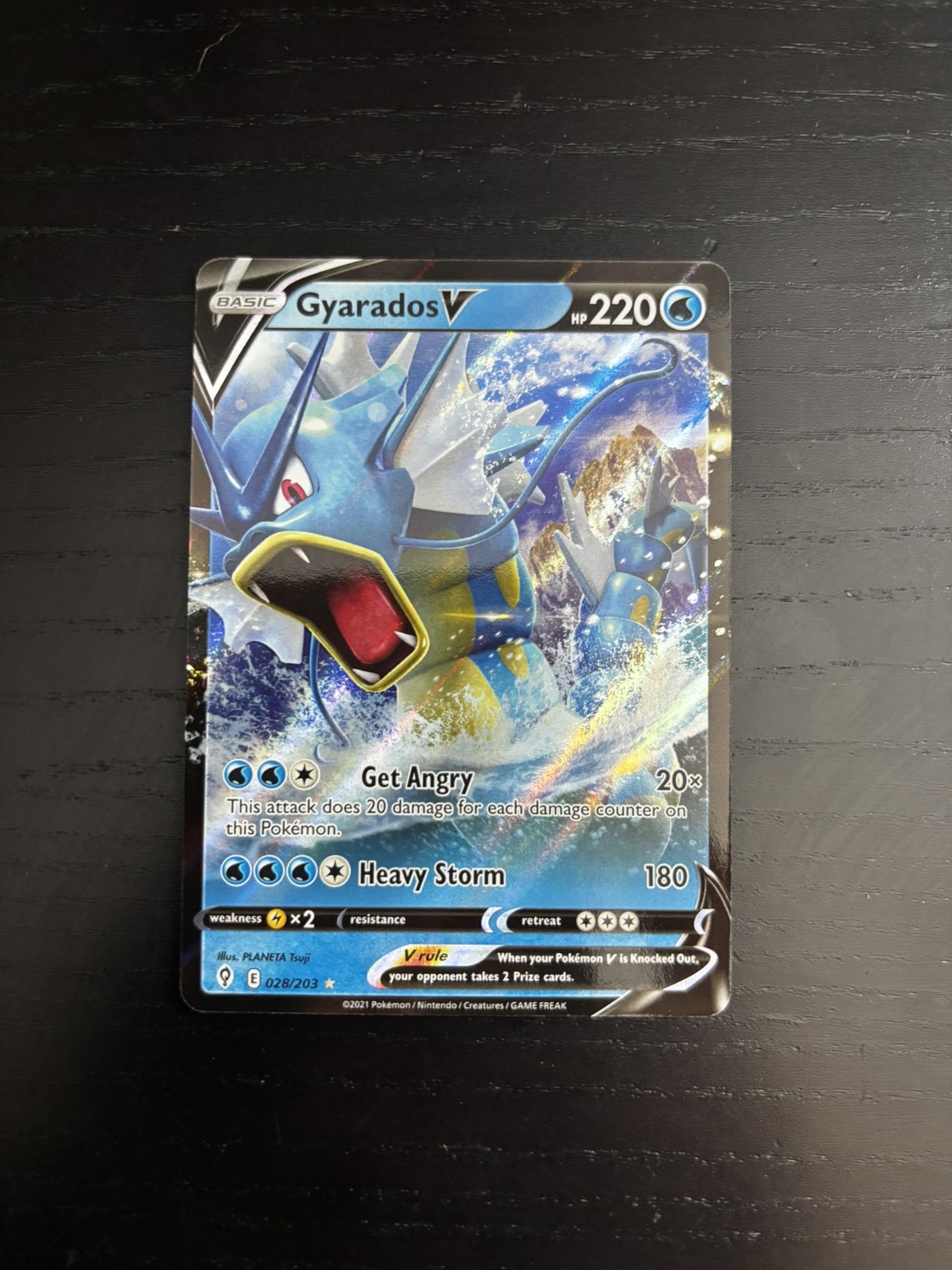 Pokemon Card Gyarados V Full Art