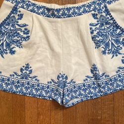 Blue And White Shorts XL
