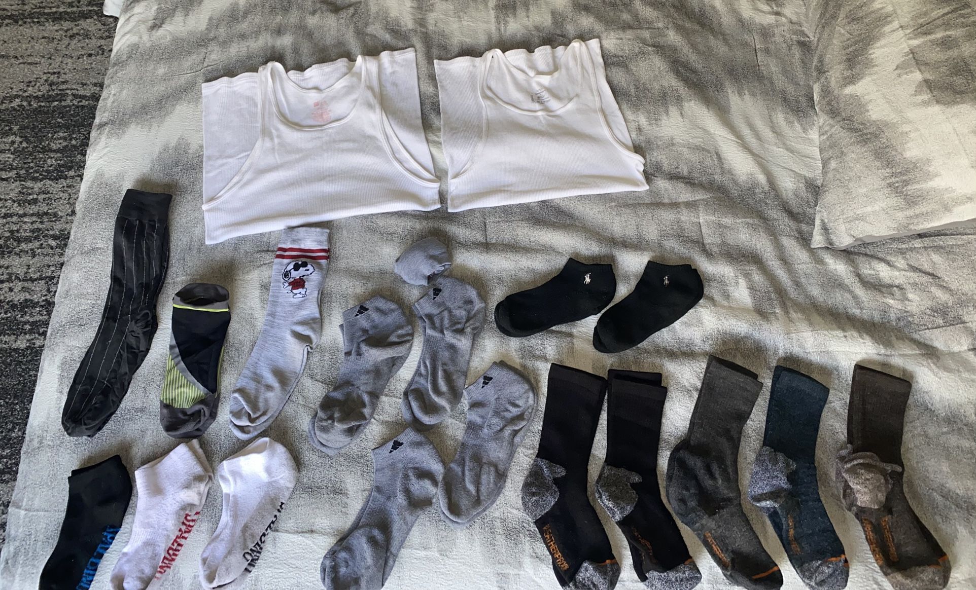 Free Socks/shirt For Hiking/ Gym/casual 