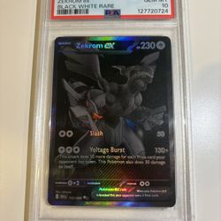 2025 POKEMON BLK EN-BLACK BOLT #172 ZEKROM EX BLACK WHITE RARE