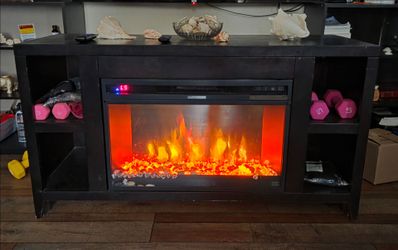 Electric Fireplace TV Stand Console