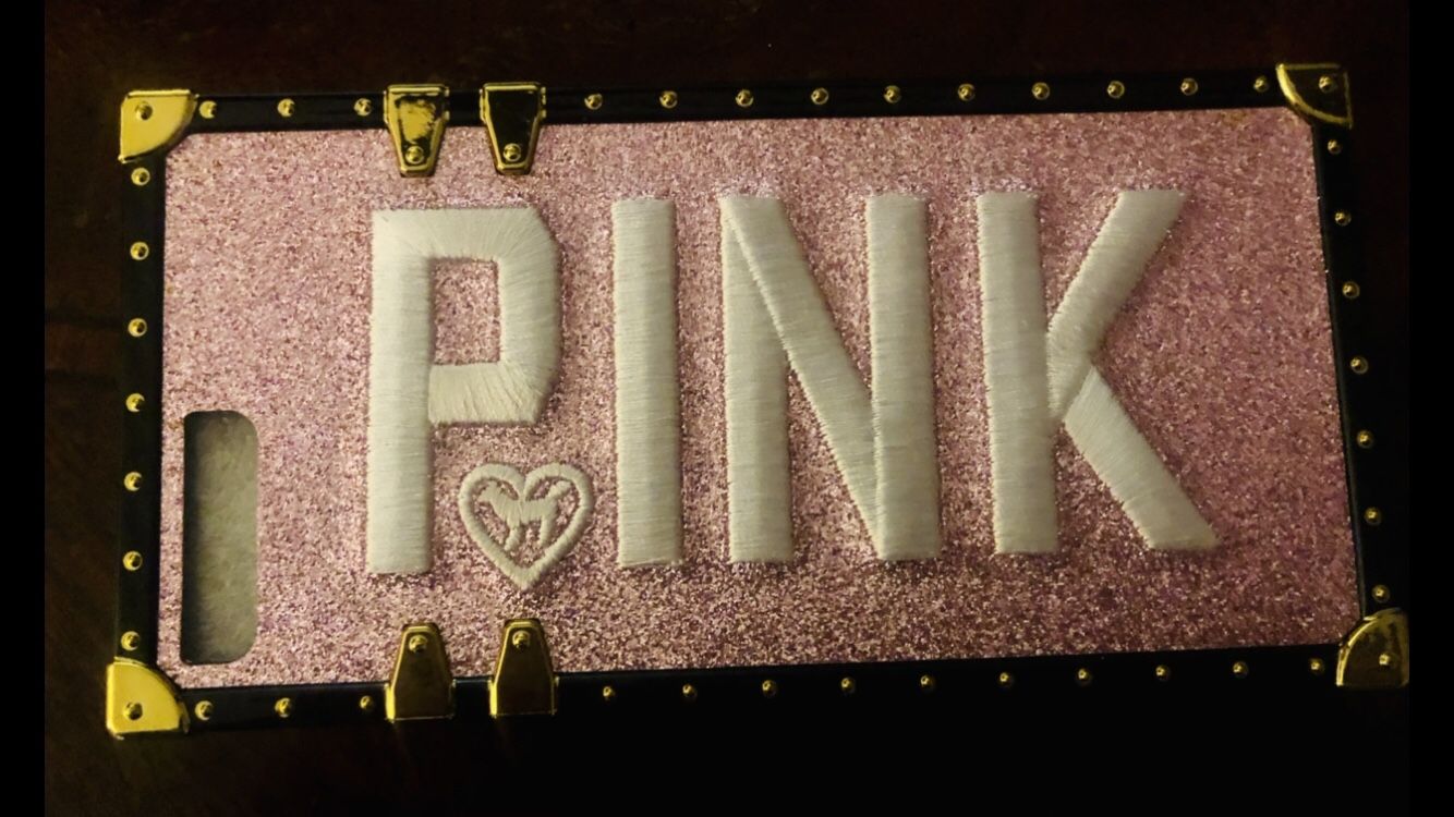 Victoria’s Secret PINK GOLD iPhone 7 or 8 Plus LOGO CASE