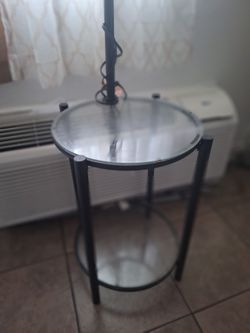 Glass Table Lamp