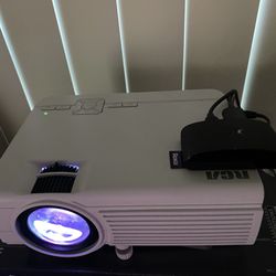 White RCA Projector Roku Included 