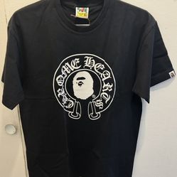 BAPE x Chrome Hearts T-shirt 'Black'