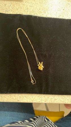 Franklin Mint 1983 Rabbit Necklace