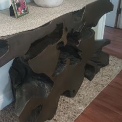 Restoration Hardware console table