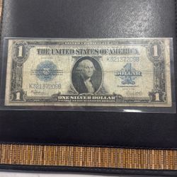 1923 $1 Horseblanket Silver Certificate Large Size Note 