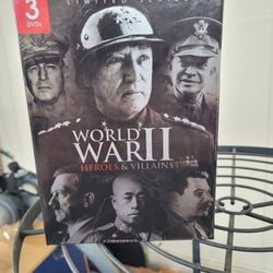 World War II Heroes and Villains 3 Set DVD Documentary 