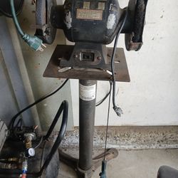 Bench Grinder W/ Stand 