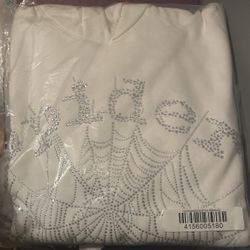 Spider Hoodie Rhinestone 