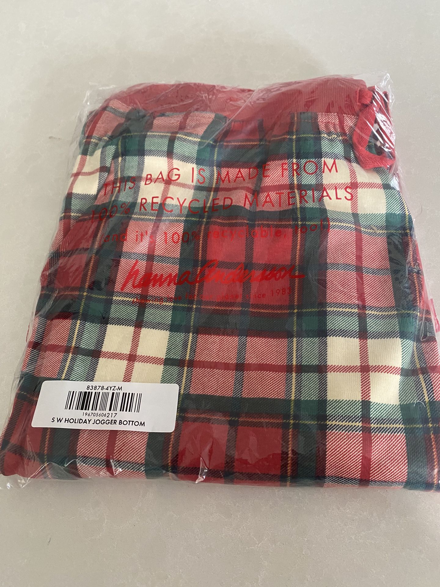 Holiday Jogger Pajama Pants Adult Small