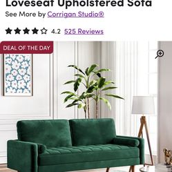 Green Small Couch 