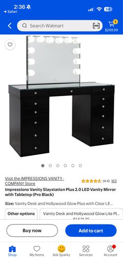 Black mirror vanity