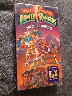 Power RANGERS Day Of Dumpster SEALED VHS Tape