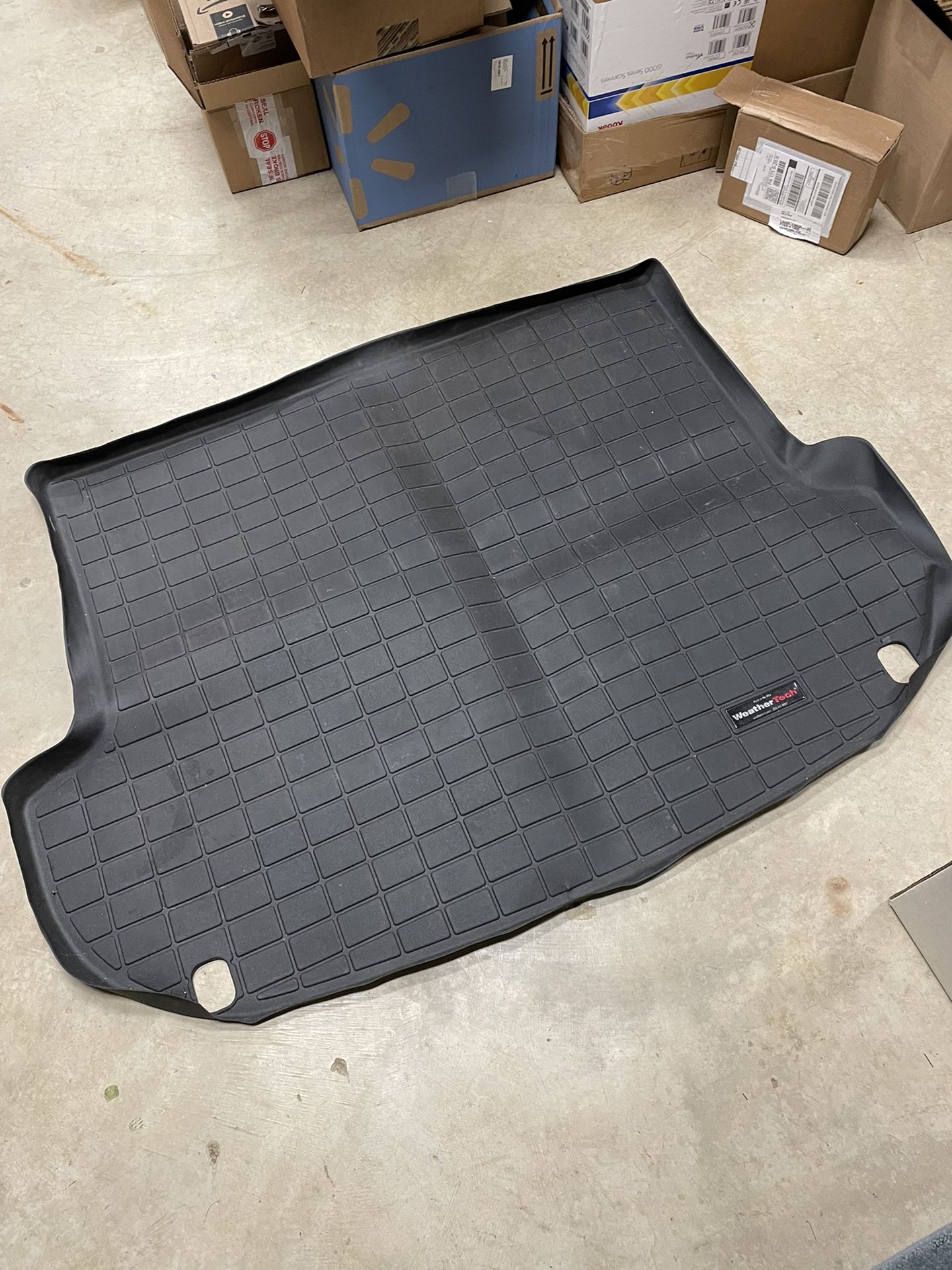 Weathertech Rear Cargo Mat For 2012 Hyundai Santa Fe - Used