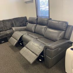 Dendron Power Reclining Sofa By Ashley👉WİTH İNTEREST FREE PAYMENT OPTİONS