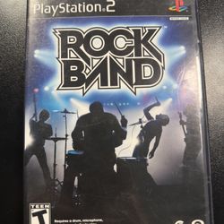 PS2 Rock Band CIB with Manual for Playstation 2