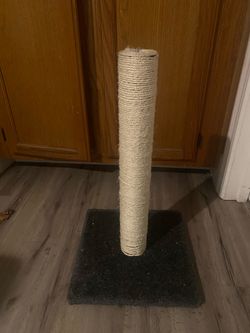 Grey Catnip Cat Scratching Post