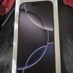 IPHONE 16 PRO MAX - BLACK-256 Gb BRAND NEW