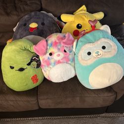 Squishmallows Lot Of 5
