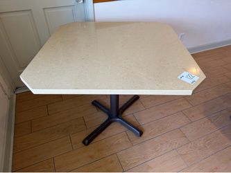 (8) 36" x 36" Granite Top Dining Room Tables w/4-Leg Metal Base