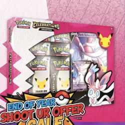 Pokémon Celebrations Dark Sylveon Box