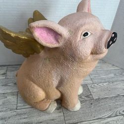 Pig With Wings Statue