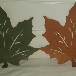Fall Felt Double-sided Colors Decorative Leaves for Home/Classroom Décor
