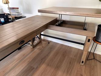 Desk with Return - stand up