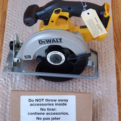 DeWalt 20V Sierra Circular 6 1/2 NUEVA!!! DeWalt 20V Circular Saw 6 1/2 NEW !!!! 