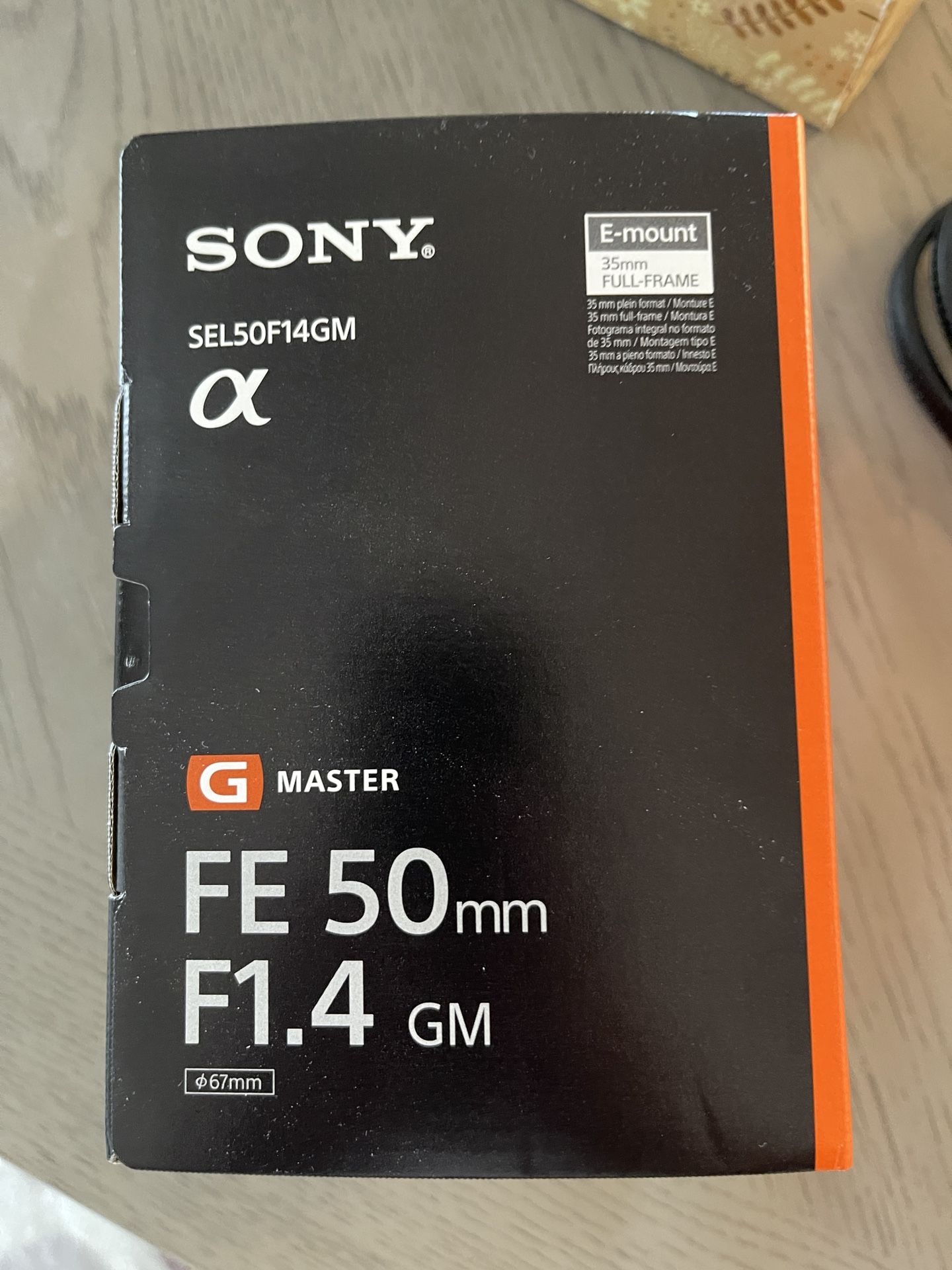 Sony 50 F1.4 GM Brand New
