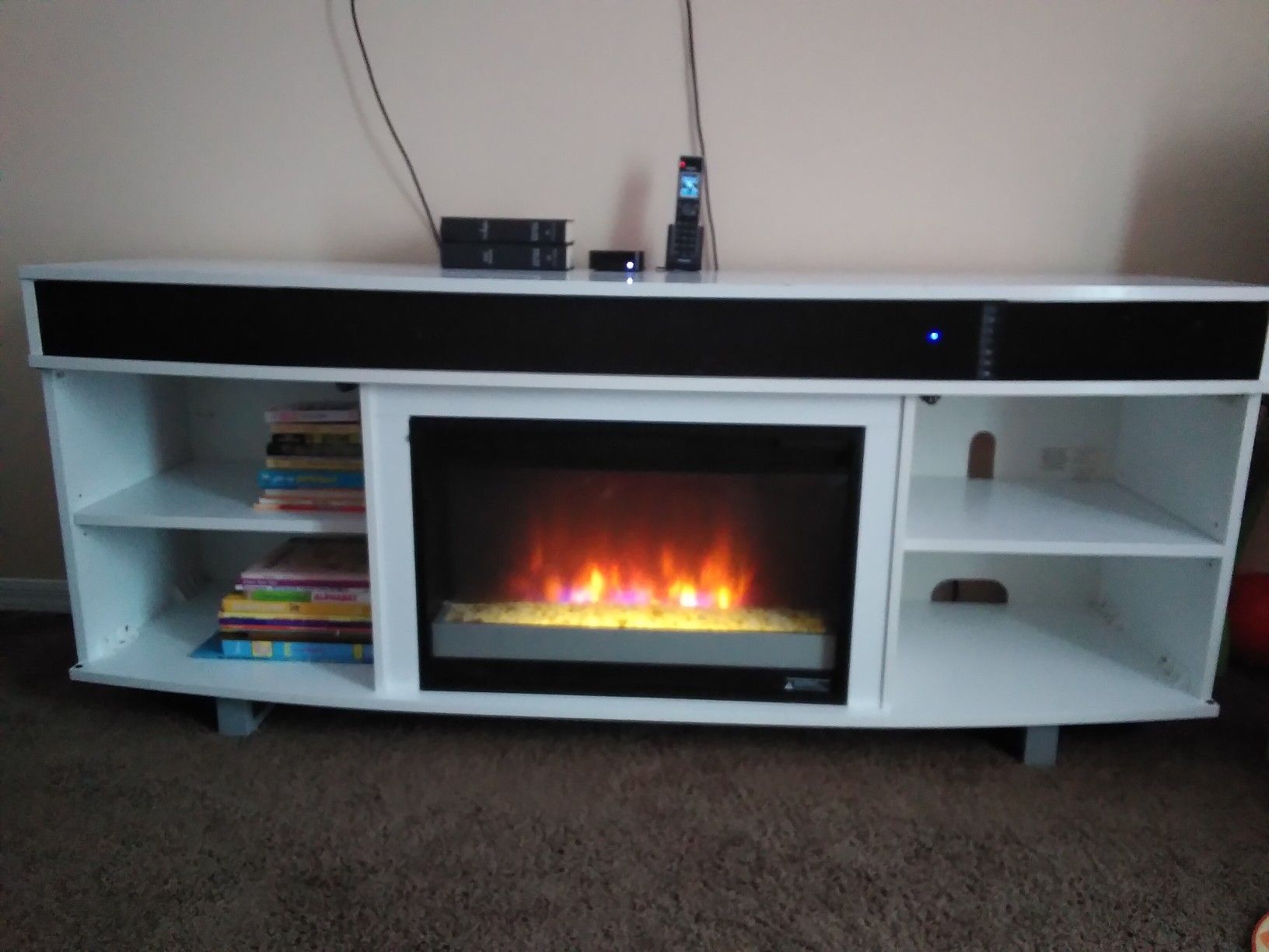 Fireplace TV Stand