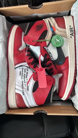 New Nike Air Jordan 1 Off White Chicago Size 10