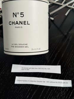 Chanel shower gel tan let’s