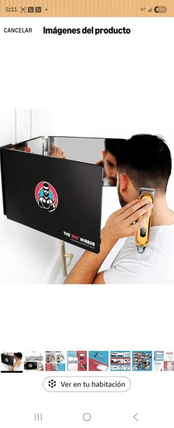 360 Mirror - 3 Way Mirror to Cut Your Hair Yourself