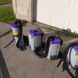 Proteam Backpack Vacuum 6And 10qt. Free Del Hablo Esp