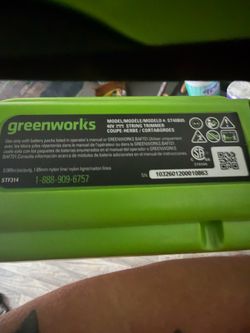 New Greenworks 40V string trimmer
