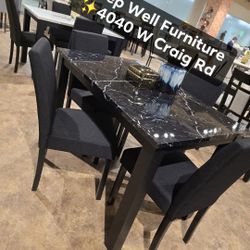 ✨️ Dining Table Chairs Sets! Furniture Sectionals, Queen Bedrooms Avail 